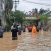 Drainase Tersumbat, Kantor Kecamatan dan Sekolah di Pamarayan Tergenang Banjir